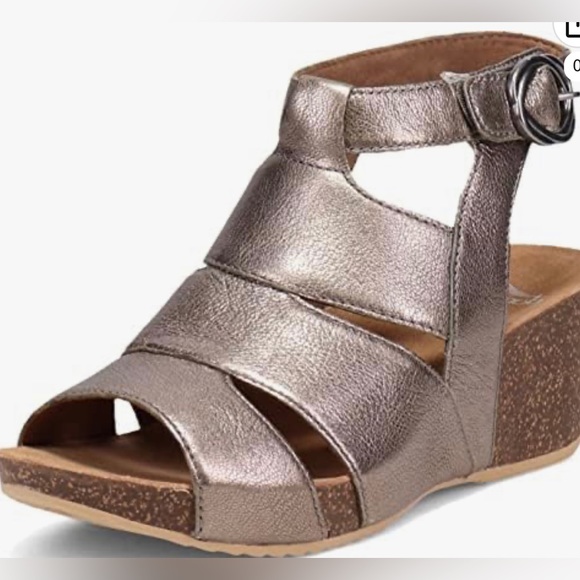 dansko pewter sandals